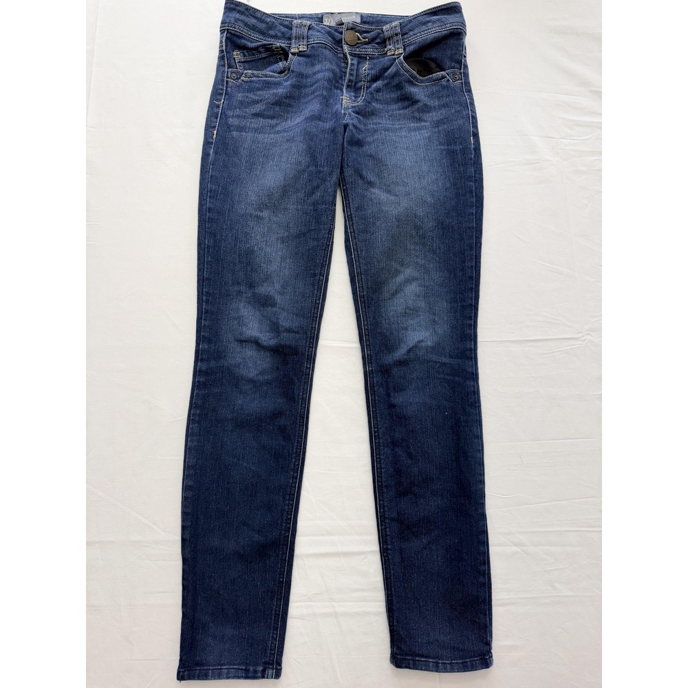 Wit & Wisdom Skinny Jeans Womens‎ 6 Blue Med Wash Mid Rise Stretch 30x29.5